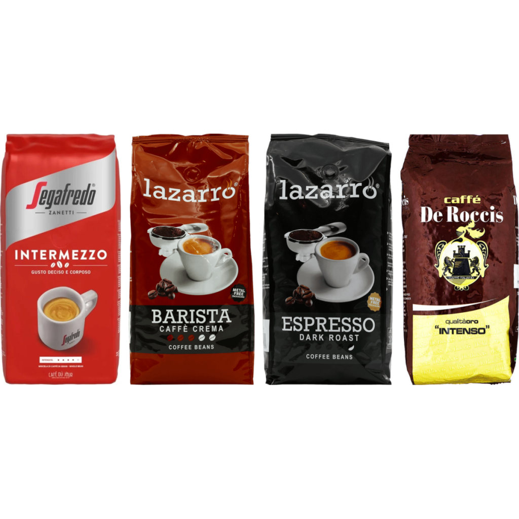Seleção Espresso Italiano - 4 x 1 kilo café em grão