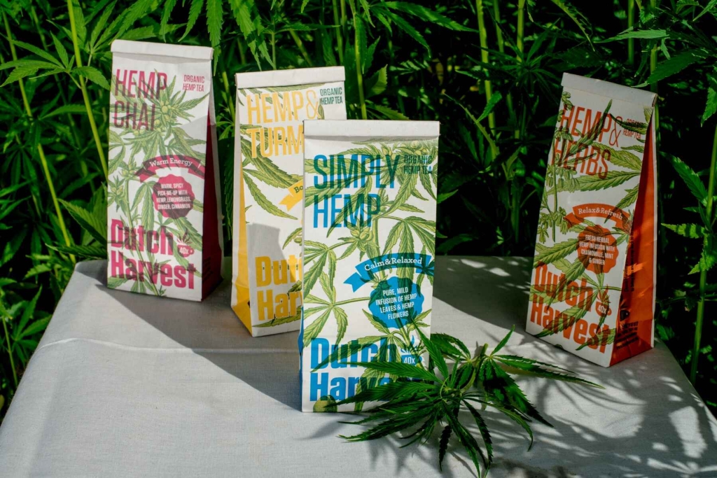 Sleepy Hemp - Chá de Cânhamo & Ervas 40 gr - Dutch Harvest chá a granel