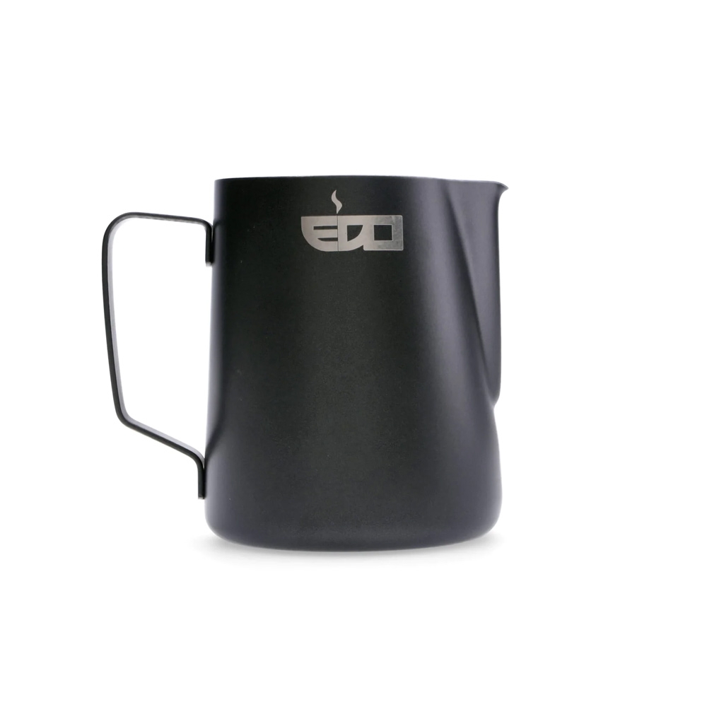 Jarro para leite - aço inoxidável preto mate - 600 ml