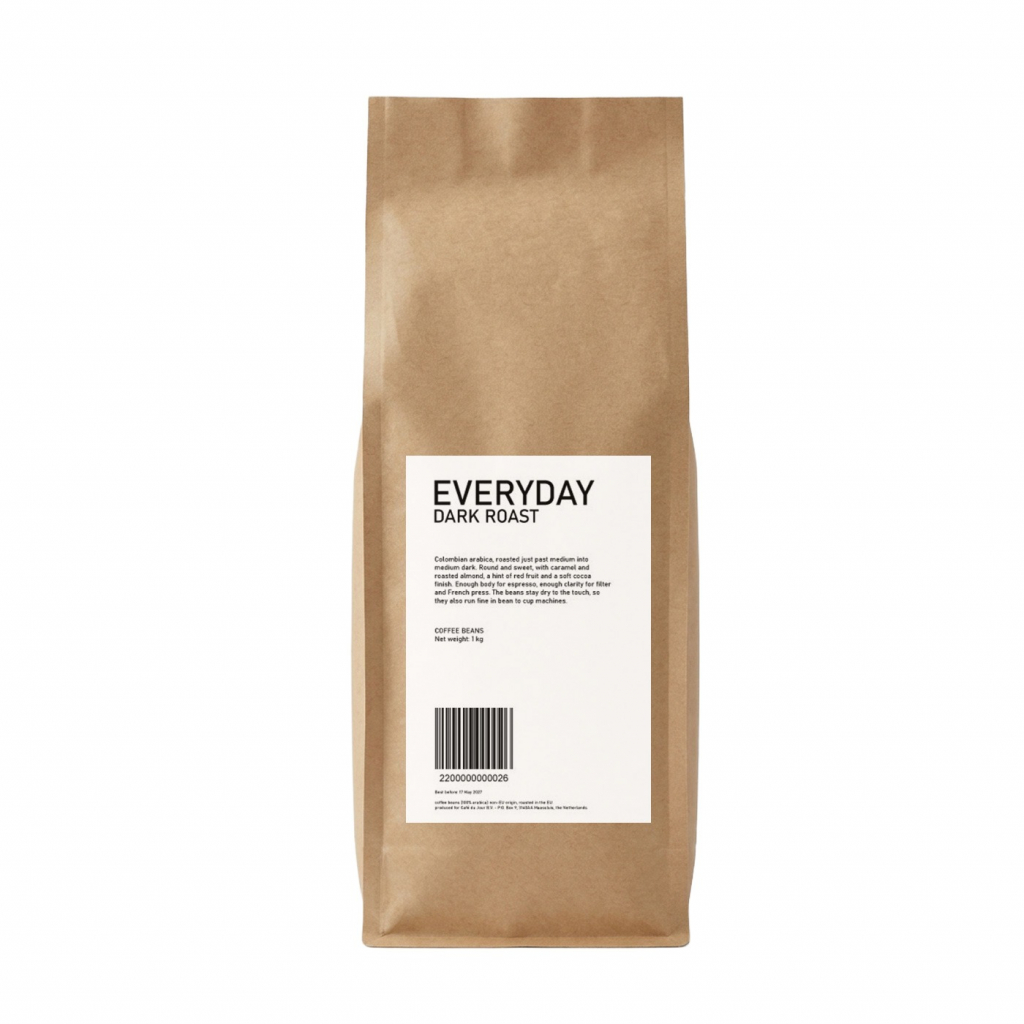 Café du Jour Everyday Dark Roast - koffiebonen - 1 kilo