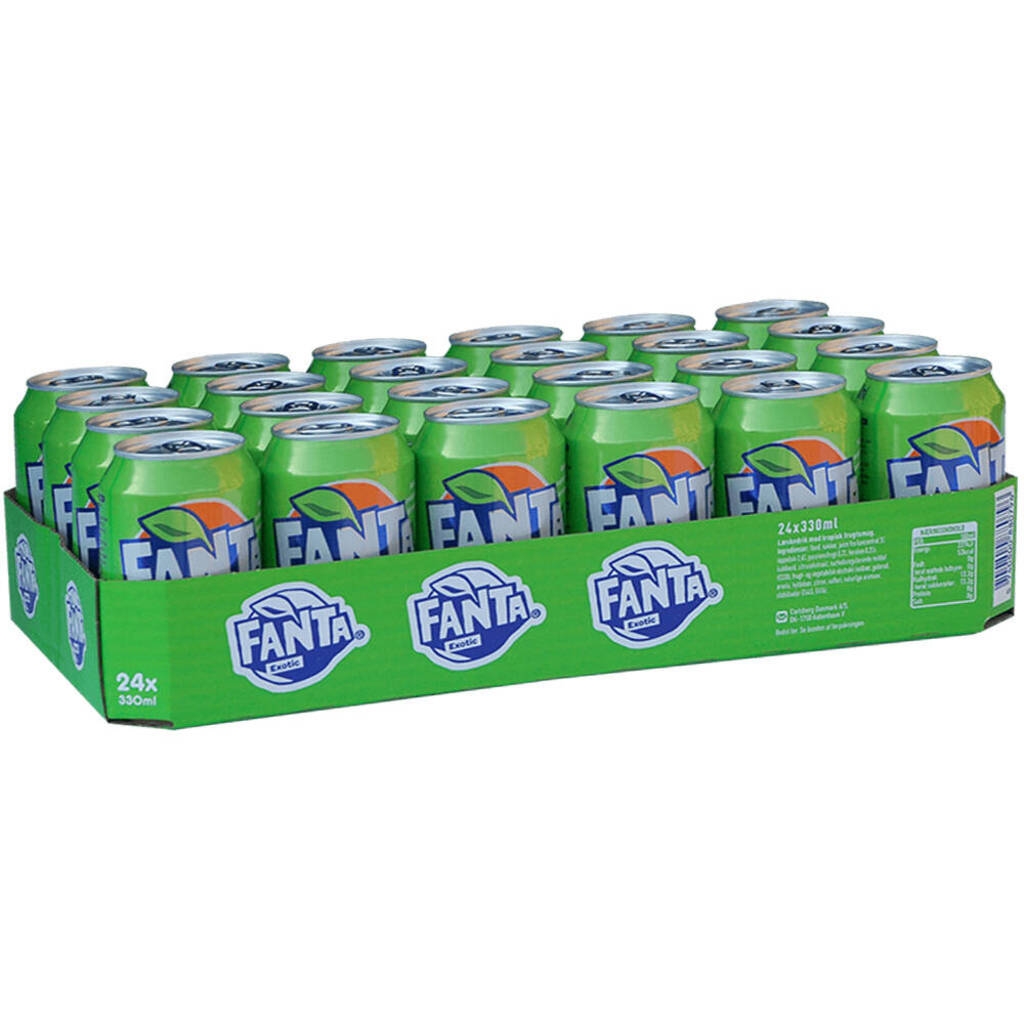 Fanta Exotic 330 ml / bandeja com 24 latas