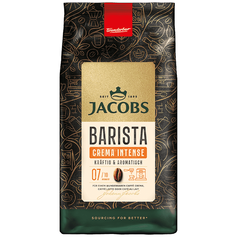 Jacobs Barista Crema Intense - café em grão - 1 quilo