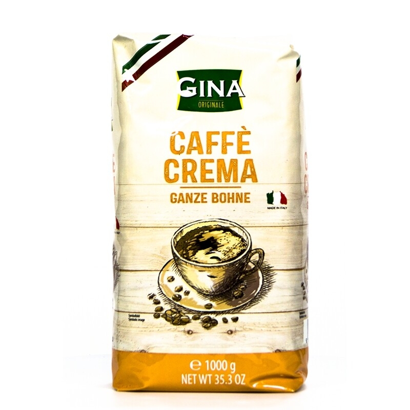 Gina caffè crema grãos de café 1 kg