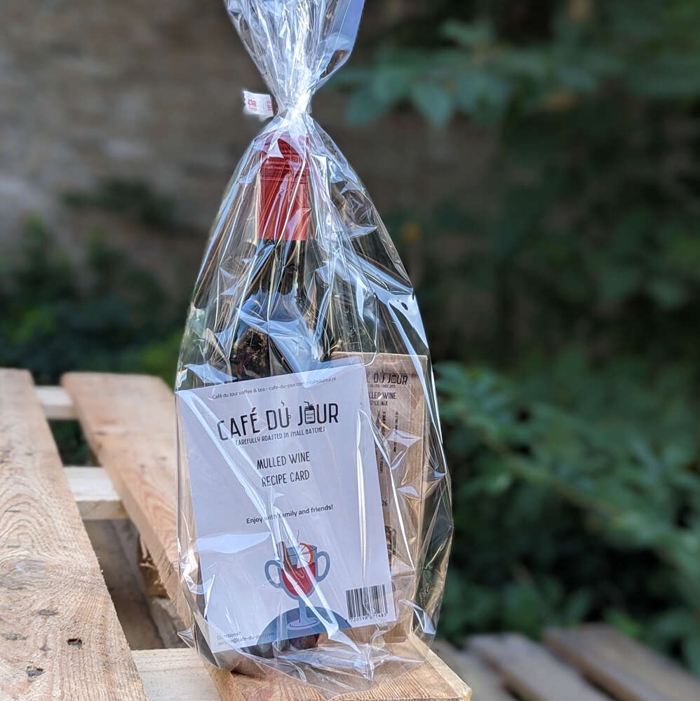 Pacote de presente - faça o seu próprio Glühwein - vinho e especiarias