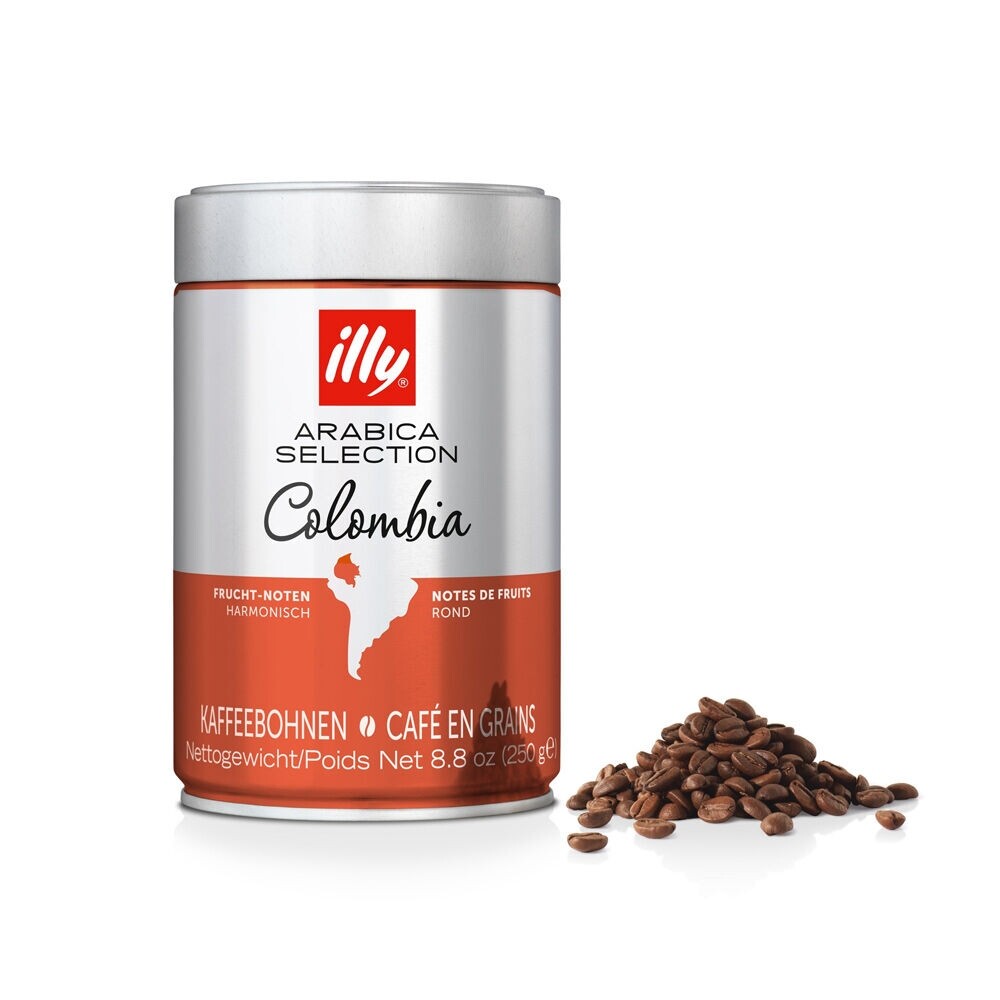 illy - grãos de café - Seleção Arábica - Colômbia - 250 gramas