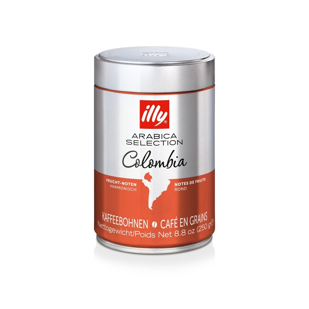 illy - grãos de café - Seleção Arábica - Colômbia - 250 gramas