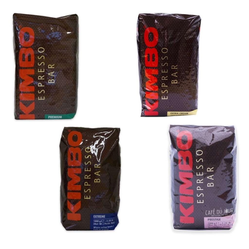Kimbo Tasting Pack - Café em grão - 4 x 1 quilo