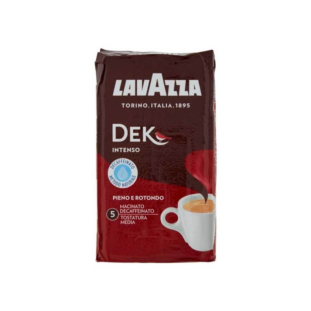 Lavazza DEK Intenso descafeinado - café moído - 250 gramas