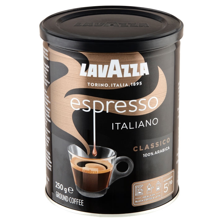 Lavazza Espresso Italiano Classico em lata - café moído - 250 gramas