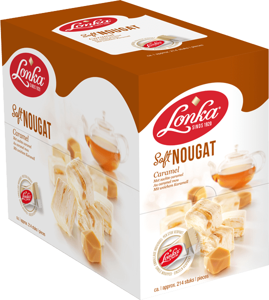 Caramelo de nougat macio 2,57 kg