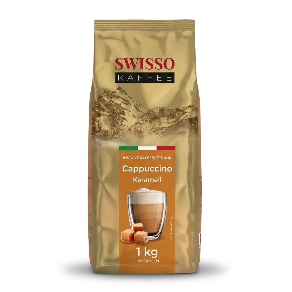 Swisso Kaffee Cappuccino Caramelo - cappuccino solúvel - 1 quilo