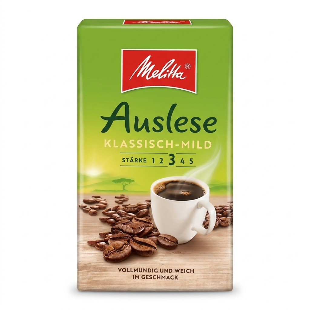 Melitta Auslese Klassisch Mild - café moído - 500 gramas