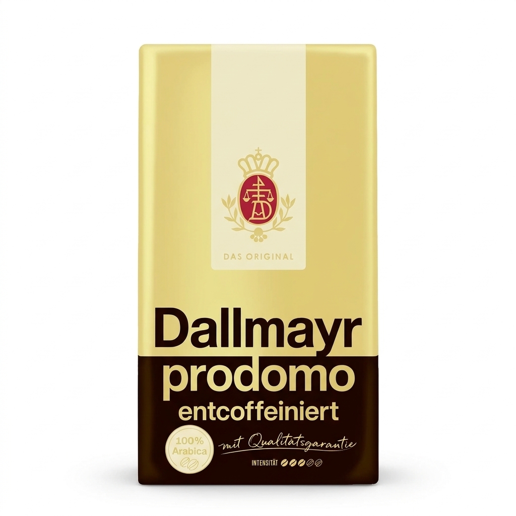 Dallmayr prodomo descafeinado - café moído - 500 gramas