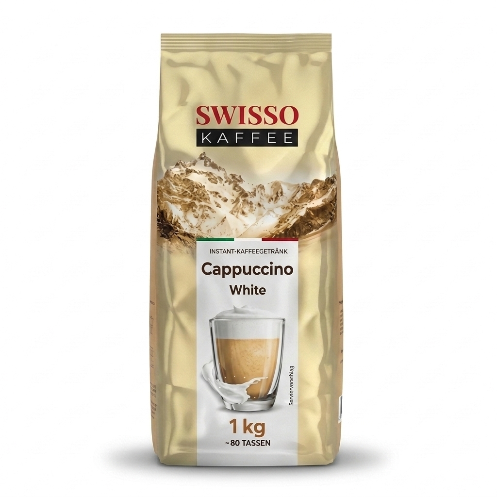 Swisso Kaffee Cappuccino White - cappuccino solúvel - 1 quilo