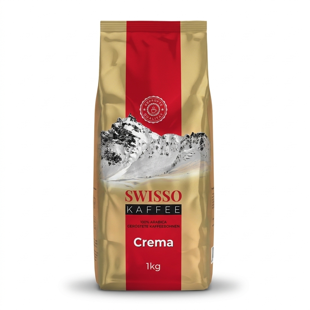 Swisso Kaffee Crema - café em grão - 1 quilo