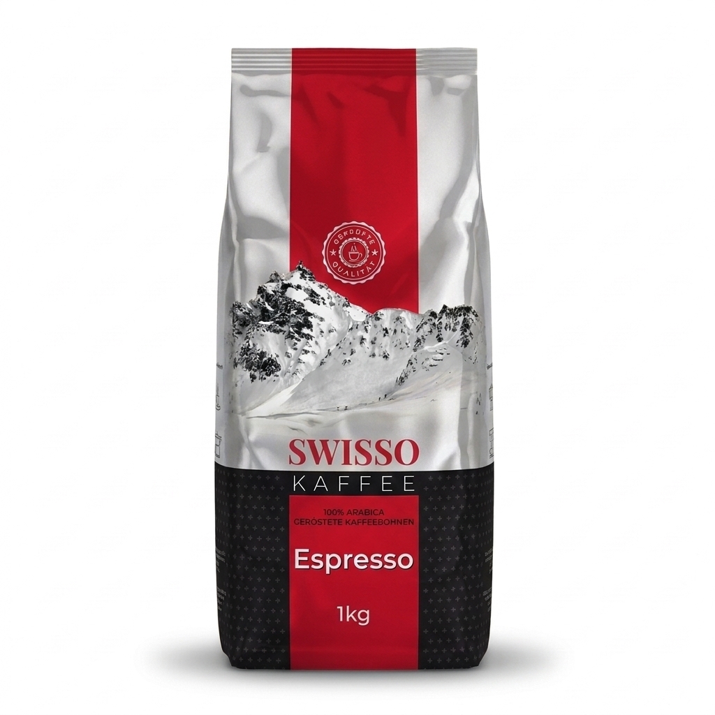 Swisso Kaffee Espresso - café em grão - 1 quilo