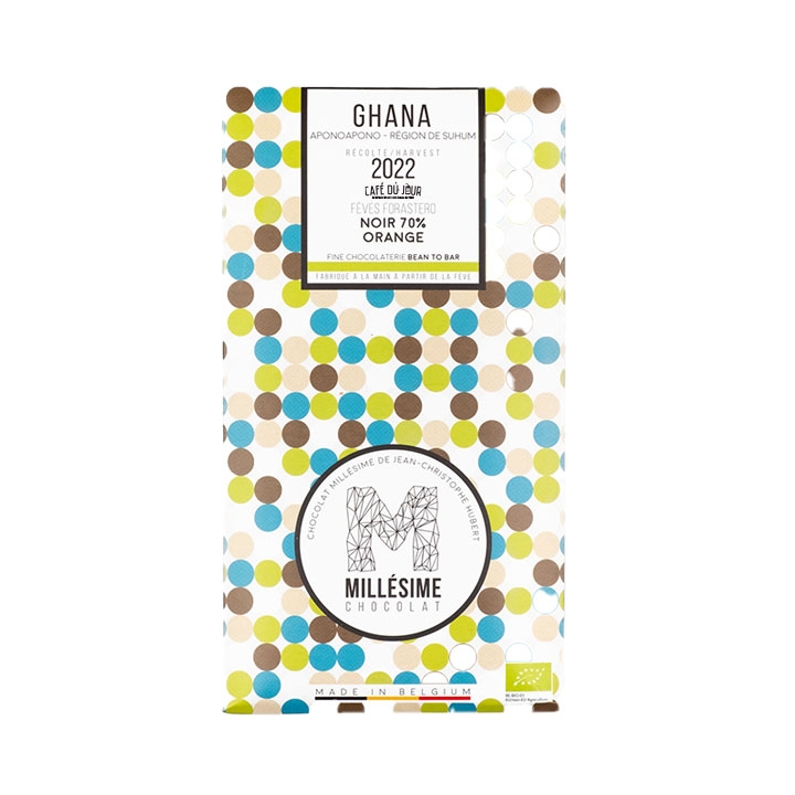 Millésime - Gana (com laranja) - chocolate negro 70%