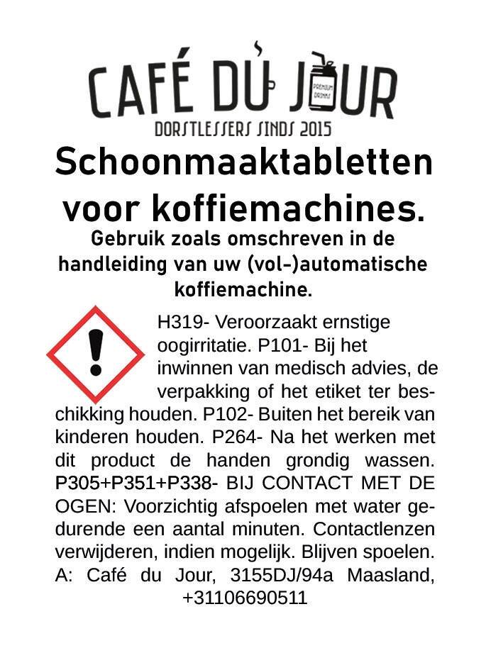 Pastilha de limpeza Café du Jour 1 grama