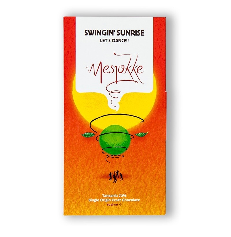 Mesjokke - Swingin' Sunrise - 72% chocolate preto