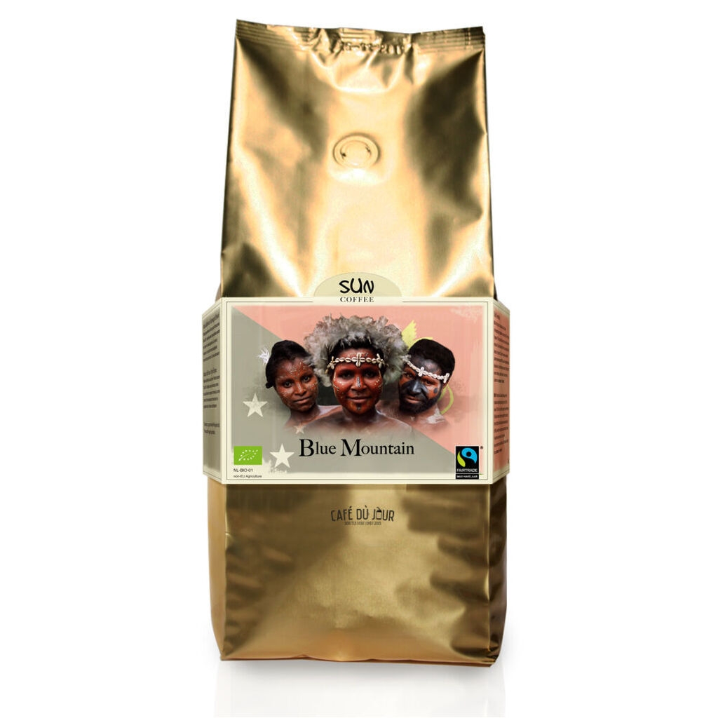 SUN Blue Mountain Fairtrade Torra Média - grãos de café - 1 kg