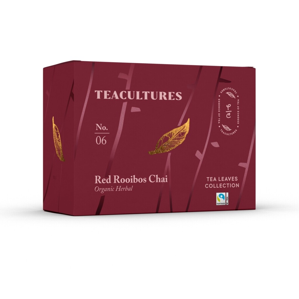 Tea Cultures - Chai de Rooibos Vermelho - 25 saquetas de chá