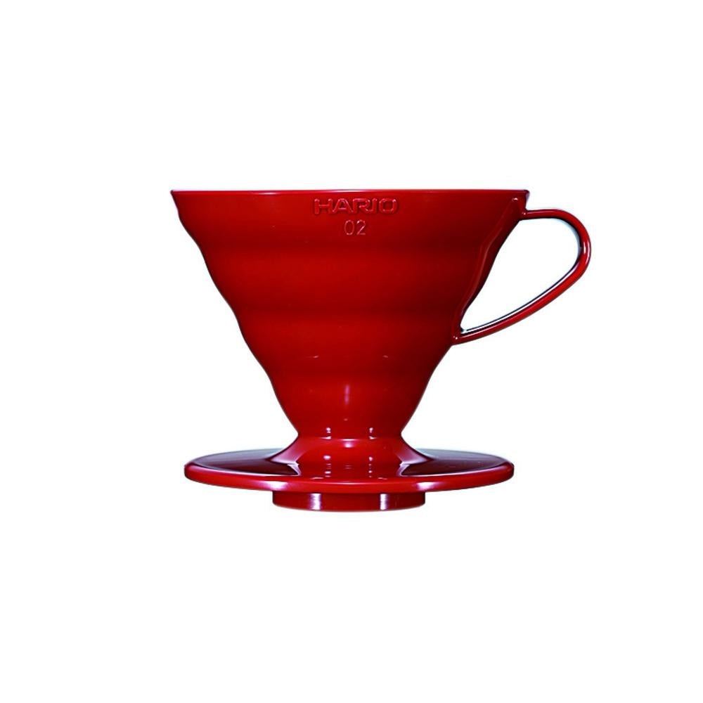 Hario V60 gotejador de plástico - tamanho 02 vermelho