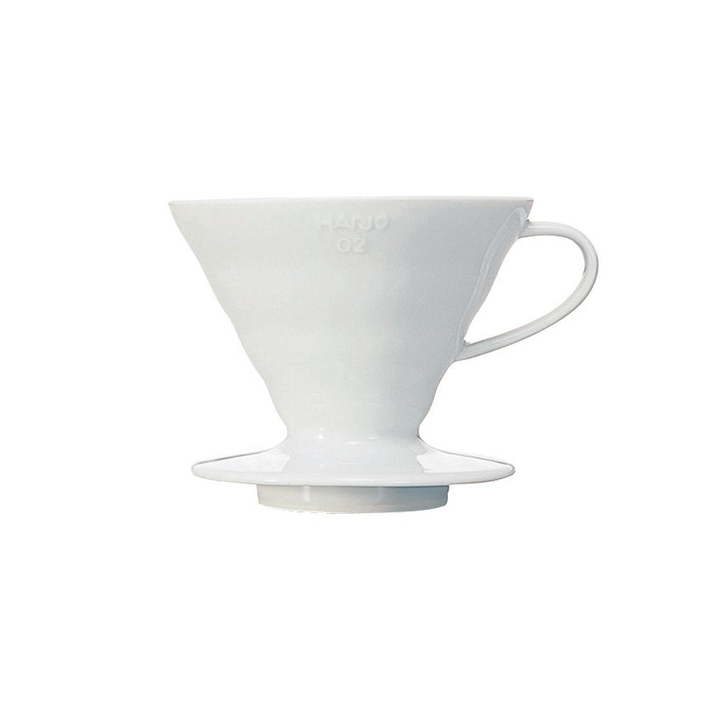 Gotejador Hario V60 - porcelana branca tamanho 02