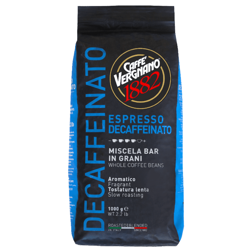 Caffè Vergnano 1882 Espresso Descafeinado - grãos de café - 1 kg