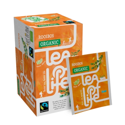 Rooibos - Orgânico e de Comércio Justo - Chá da Vida - 25 saquetas de chá