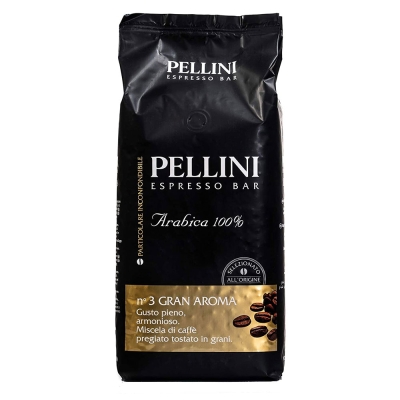 Pellini Espresso Bar No 3 Gran Aroma - café em grão - 1 quilo
