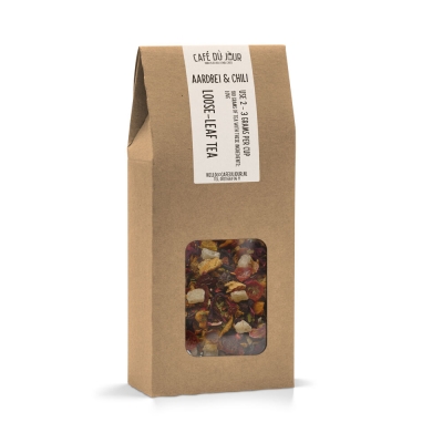 Morango e Chile - Chá de frutas 100 gramas - Café du Jour chá a granel