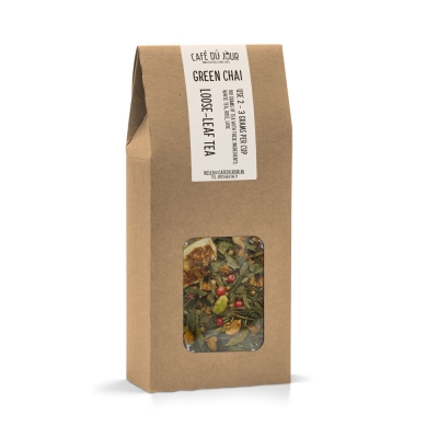 Green Chai - Chá verde 100 gramas - Café du Jour chá a granel