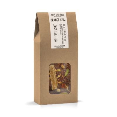 Orange Chai - chá de rooibos 100 gramas - Café du Jour chá a granel