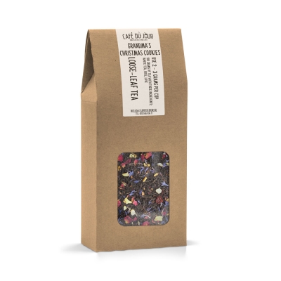 Biscoitos de Natal da Avó - Chá Preto 100 gramas - Chá a granel Café du Jour