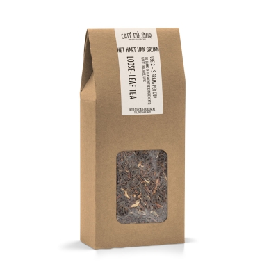 O coração de Grunn - chá preto 100 gramas - Café du Jour chá a granel