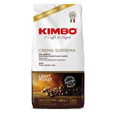 Kimbo Crema Suprema - café em grão - 1 quilo
