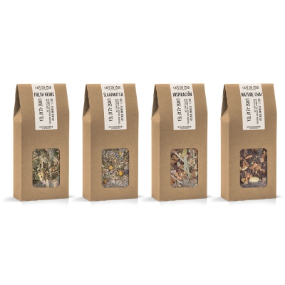 Café du Jour chá fresco a granel - quarteto de especiarias - 4 x 100g