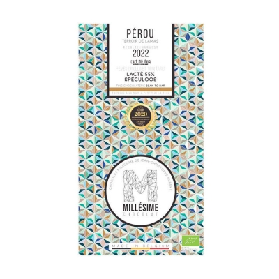 Millésime - Peru Speculoos - 55% chocolate de leite