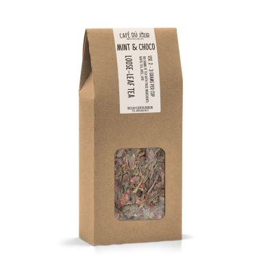 Mint & Choco - chá verde 100 gramas - Café du Jour chá a granel