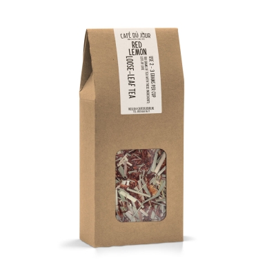 Red Lemon - Chá Rooibos 100 gramas - Chá a granel Café du Jour