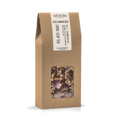 Rose romantique - chá oolong 100 gramas - Café du Jour chá a granel