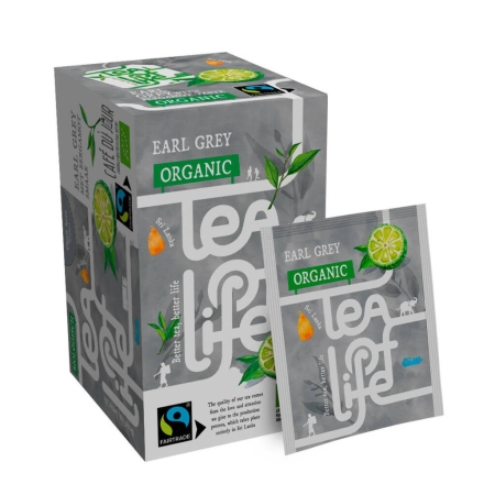 Earl Grey - Biológico e de Comércio Justo - Tea of Life - 25 saquetas de chá