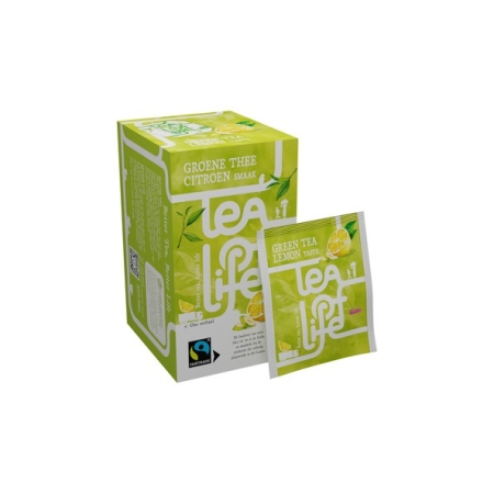 Chá Verde Limão - De Comércio Justo - Tea of Life - 25 saquetas de chá