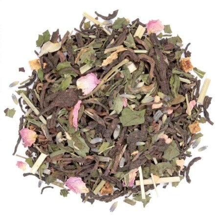 Pu Erh & Mint - Chá Pu-Erh 100 gramas - Café du Jour chá a granel