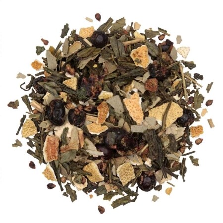 Oriental Orange - chá verde 100 gramas - Café du Jour chá a granel