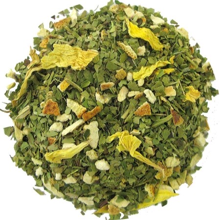 Erva-mate Laranja - Chá de ervas 100 gramas - Chá a granel Café du Jour