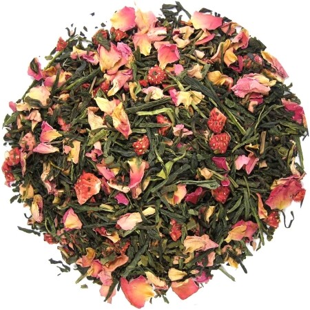 Strawberry Fields Forever - chá verde 100 gramas - Café du Jour Chá Solto