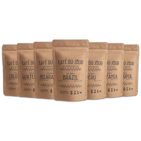 Single Origins - Café fresco em grão - 7 x 250 gramas