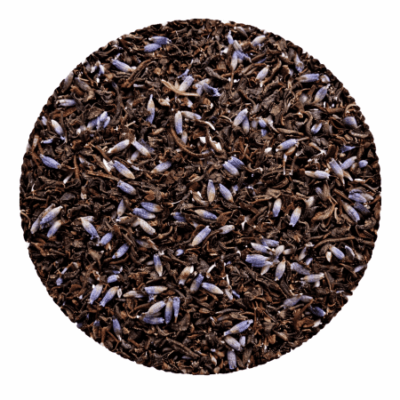 Earl Grey Lavender - Chá preto 100 gramas - Café du Jour chá a granel