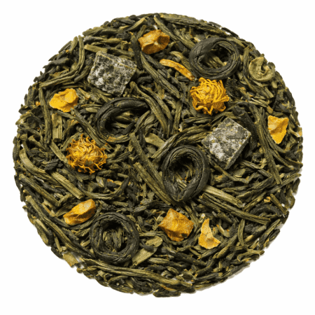 Peach Bloom - Chá verde & branco 100 gramas - Café du Jour chá a granel